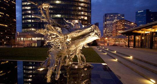 rootDan Corson, Root, Bronze, specialty paint, and nurse tree, Bellevue City Hall, © 2008 Spike Mafford Dan Corson, Root, Bronze, specialty paint, and nurse tree, Bellevue City Hall, © 2008 Spike Mafford