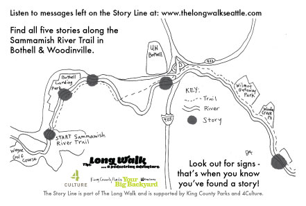Sammamish River Story Line map, 2012, courtesy of Jenny Arsenow Sammamish River Story Line map, 2012, courtesy of Jenny Arsenow